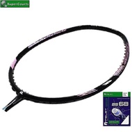 Badminton racket﹍❁⊕ or Apacs Installed With String Badminton Racket (1 pcs)