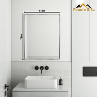 Mirror with aluminum frame 76cm x 61cm,5mm