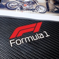 F1 Racing Series Sponsoring Sticker Helmet Logo Decorative Waterproof Reflective Sticker Car Body Pe