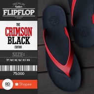 MERAH HITAM Flip Flop CAMOU Flip Flops Men's Sandals Flip Flop - Black/ Red