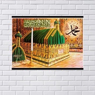 BEST SELLER POSTER MAKAM NABI MUHAMMAD SAW/FOTO MAKAM NABI MUHAMMAD SA