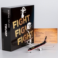 53208 Alloy Collectible Plane Gift NG Model 1:400 The Trump Organization [with national flag on tail