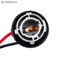 Wishlistforyou 1Pc 1156/1157 Bulb Socket Holder Adapter Car Brake Tail Light Base Connector Accessor
