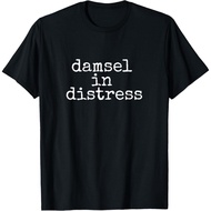 Damsel In Distress Funny Book & TV Troop Archetype T-Shirt Fashion Tops for Boys and Girls Distro Ag