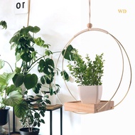 WD Hanging Flower Pot Shelf Hanging Basket Plant Pot Holder Plant Hanging Planter Garden Flower Vase Holder Home Balcony Decoration