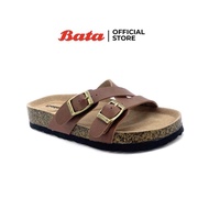 BATA Sendal Wanita kasual athena coklat sendal wanita bata