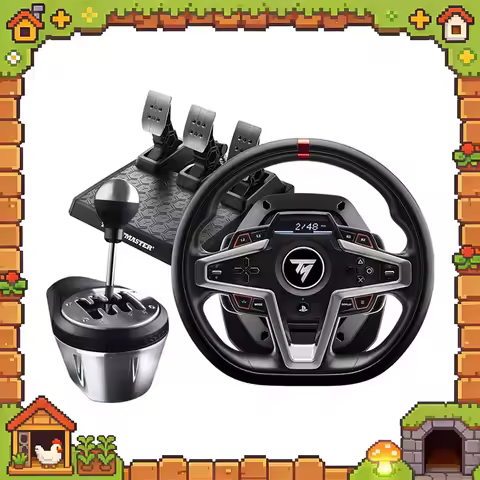THRUSTMASTER T248 Steering Wheel Simulator Three Dynamic Force Feedback Game Steering Magnetic Press