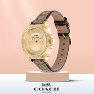 COACH รุ่น14502509 นาฬิกาข้อมือผู้หญิง นาฬิกาcoach สายหนัง นาฬิกาข้อมือผู้หญิงของแท้100% นาฬิกาแบรนด์เนม C012