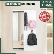 Arisa Modern Hanging Sliding Mirror/ Cermin Gantung Gelongsor /Wall-Mounted Entryway Fitting Mirror