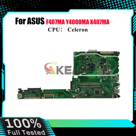 X407MA Laptop Motherboard For ASUS VivoBook X407MA X407M F407MA Y4000MA Notebook Mainboard With Cele