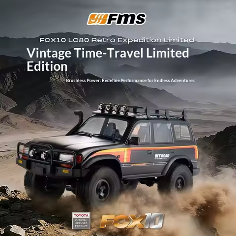 FMS FCX10 LC80 vintage off-road limited edition brushless simulation Land Cruiser 1/10 remote-contro
