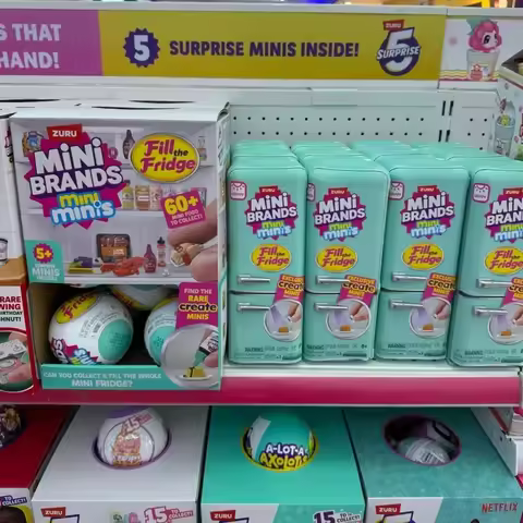 Zuru Food Series Mini Brands Fill The Fridge Series Brands Master Chef Tiny Create Krispy Kreme Retr