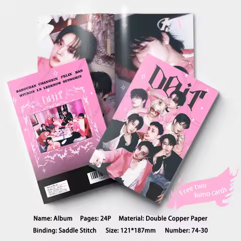 Skzoo's new 24p small photo collection, STRAYKIDS KATSEYE GIDLE, collection brochure, celebrity phot