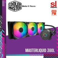 Cooler Master MASTERLIQUID 360L CORE Series ARGB AIO Liquid Cooler (Black/White)