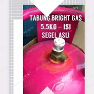 TABUNG GAS LPG 5.5 KG / TABUNG BRIGHT GAS / TABUNG PINK + ISI HEMAT