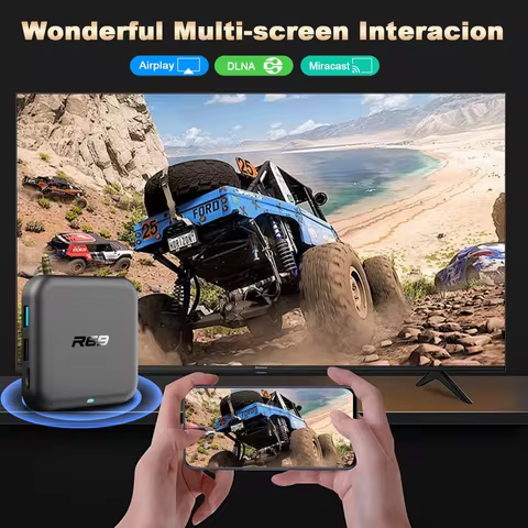 R69 RK3518 Android 14 TV Box 2G 8G 16G BT Voice Remote 100M Lan Smart Media Player Full 4K Android B