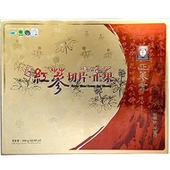 [USA]_Hucode Korean Red Ginseng Root Slices Preserved with fructose, Saponin, Panax, 360 gram [12 pa