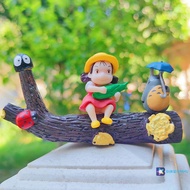 [BraveSundu] 1 Set Birthday Gift Anime My Neighbor Hayao Miyazaki Totoro Action Figure Toy Mini Aqua