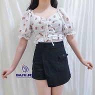 Korean Square Crop Top Sabrina- Dara Square Top 3.3
