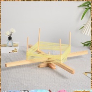 Tabletop Style Wooden Yarn Yarn Winder Pine Wood Yarn Winder Holder Ergonomic Rotatable Wool Yarn Wi