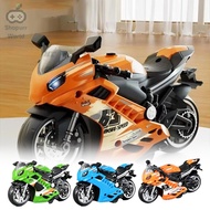 Kawasaki Ninja H2R Motorcycle Model Sport Race Toy Collection Miniature Bike