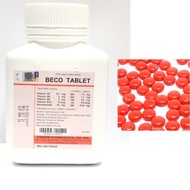SUNWARD BECO TABLET VITAMIN TAMBAH TENAGA / BADAN LESU / TINGKAT KECERGASAN