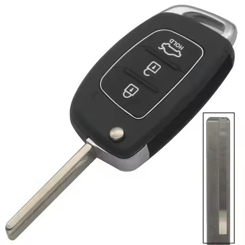 jingyuqin X1 X3 Remote Flip Folding Car Key Fob Shell Case Cover For Hyundai HB20 SANTA FE IX35 IX45