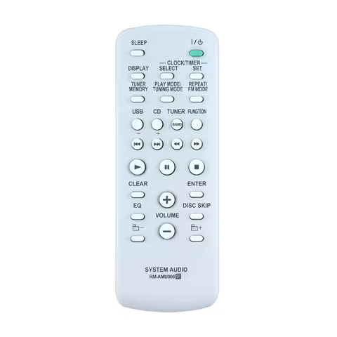 New RM-AMU006 Remote Control For Sony AV Receiver HCD-ZX6 LBT-ZUX9 SS-ZX6 SS-ZX8