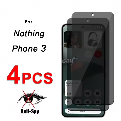 Privacy Screen Glass For Nothing Phone 3 Glass Anti-Spy Protector Screen Film Nothing Phone 3 Temper