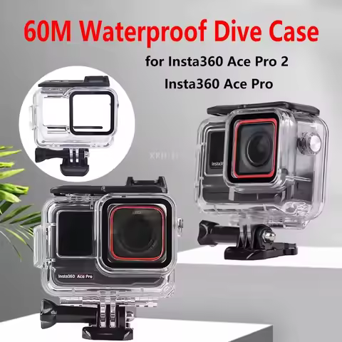60M Waterproof Dive Case For Insta360 Ace Pro 2 and Ace Pro Waterproof Housing Underwater 60M Dive S