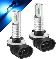 DC/AC 9-36V 889 881 LED Fog Light Bulb,Ice Blue 8000K 7W 1600LM 2 x 3570 CSP Chips 881L 881X 886 894