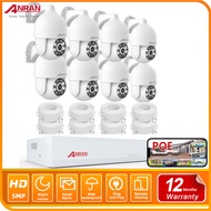 CCTV Security System POE 5MP CCTV Set Package 8 ANRAN Camera With 8 Channel NVR and POE Cameras CCTV