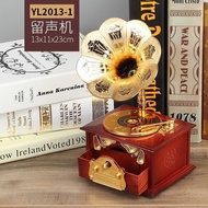 Creative Gift Nostalgic Music Box Home Decoration Music Box Cafe Atmosphere Wine Cabinet Decoration