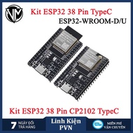 Kit ESP32 38 pins CP2102 TypeC - ESP32-WROOM-32D/ ESP32-WROOM-32U