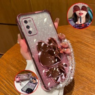Case for OPPO A55 5G A56 phone casing Shock Rabbit Makeup Mirror Silicone TPU Soft Shell