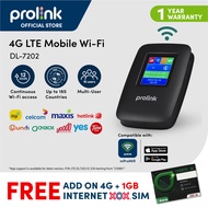 [UPGRADED 2024]Prolink Smart 4G LTE WiFi 300Mbps Hotspot| Up to 10 hours usage | connection up to 16