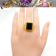 Counter explosion models yellow 916 gold ring men's models will not fade for a long time 916 gold je