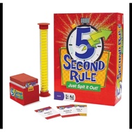 Board Game 5 Second Rule Spin it Out Party Game