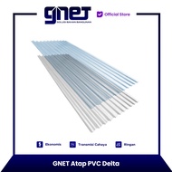 GNET Atap PVC DELTA| Atap Plastik Gelombang Transparan
