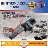 IGNITION PLUG COIL HONDA CIVIC FC FB TRO TEA ACCORD T2A CRV TOA HRV HR-V 30520-R1A-A01 30520R1AA01 1