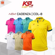 New!! CADENZA Men's Polo Shirt (CADENZA) Model CDL-8 MEN Micro polyester Fabric 1 By Yellow/Blue/Pink/Orange/White/Kettle...