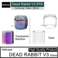 DEAD RABBIT V3 RTA Replacement Glass | tabung kaca tube tank WE!!