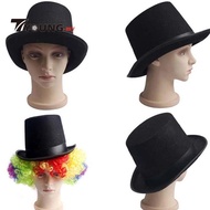 [Available] Black Felt Magician's Hat, Showman, Ringleader, 61 Cm Head Circumference, 16 Cm Height