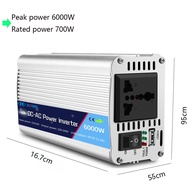 JUXING 10000W/8000W/6000W/4000W Car Power Inverter DC 12V/24V To AC 220V Converter With 2 USB Ports To Modified Sine Wave Power Inverter Suitable For Vehicles Homes Outdoor Portable Smart Power Inverter