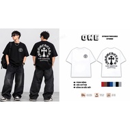 Oversize Unisex T-shirt CH01 Cotton Loose Form Graphic OWESTORE Fashion