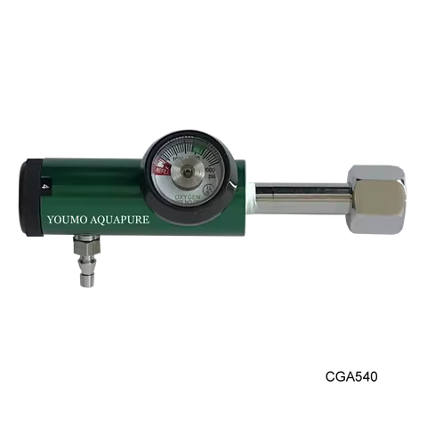Oxygen Tank Regulator CGA540 Type MINI Flow Regulator for Industrial O2 Cylinder High Quality 0-4 LP