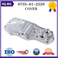 S6D102 4D102 6BT Oil Cooler Cover Excavator Engine Parts 6735-61-2220 PC200-7 6BT5.9 4BT Oil Cooler 