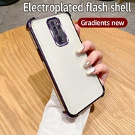 For OPPO A9 2020 A92020 CPH1937 CPH1939 CPH1941 Case Plating Bling Soft Silicone TPU Anti Fall Back 
