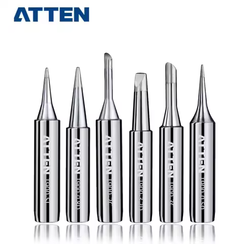 5 Piece ATTEN High Quality Original 900M-T Series Soldering Tips 936 Soldering Iron Replacement T900