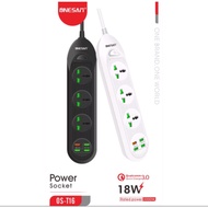 Onesam OS-T16 5.4 A 4 USB parts with Auto-id Identification + 3 Power Socket